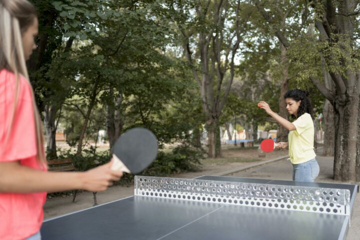 Place to play table tennis (ping pong)